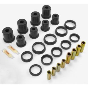 Jeep Wrangler Control Arm Bushing Kit - Front - Rugged Ridge - Polyurethane - Black - `97-`06